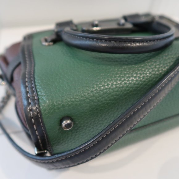 COACH Swagger  Chain Leather Crossbody Bag - Picture 11 of 12